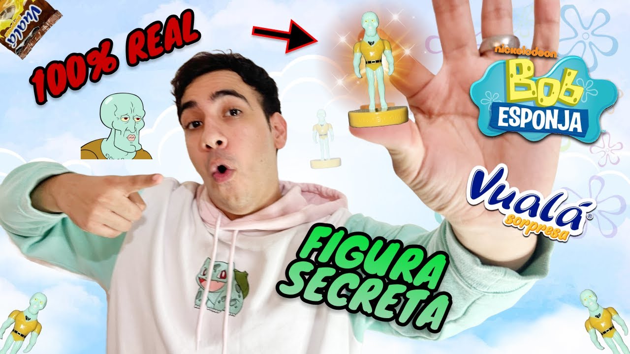 ENCONTRE LA FIGURA SECRETA CALAMARDO GUAPO VUALA SORPRESA 100% REAL !