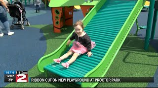 New playground at Proctor Park in Utica