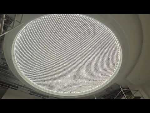 Illuminated stretch ceiling