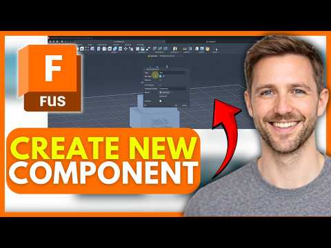 How To CREATE A New COMPONENT In Fusion 360 (EASY) 2026