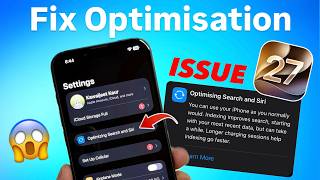 iOS 27 Optimizing 🔥Search & Siri Stuck FIX It on Any iPhone!