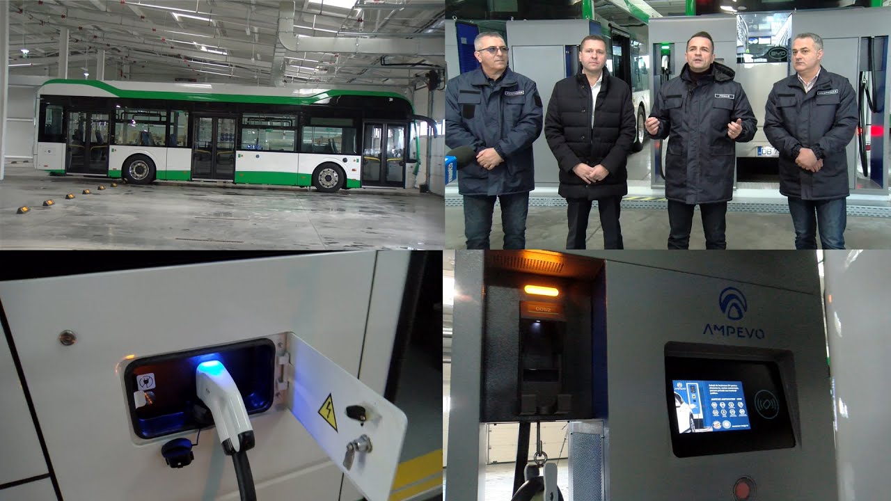 Târgoviște, primele autobuze electrice intră în circulație