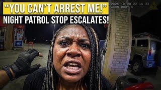 "You Can't Arrest Me!" Entitled Driver Gets Instant Reality Check
