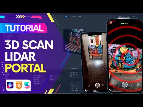 Spark AR - Crear un portal con LiDAR 3D Scan (EN Captions)