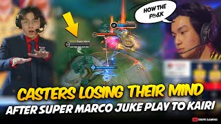 CASTERS LOSING THEIR MIND AFTER SUPER MARCO JUKE PLAY to KAIRI . . .🤯