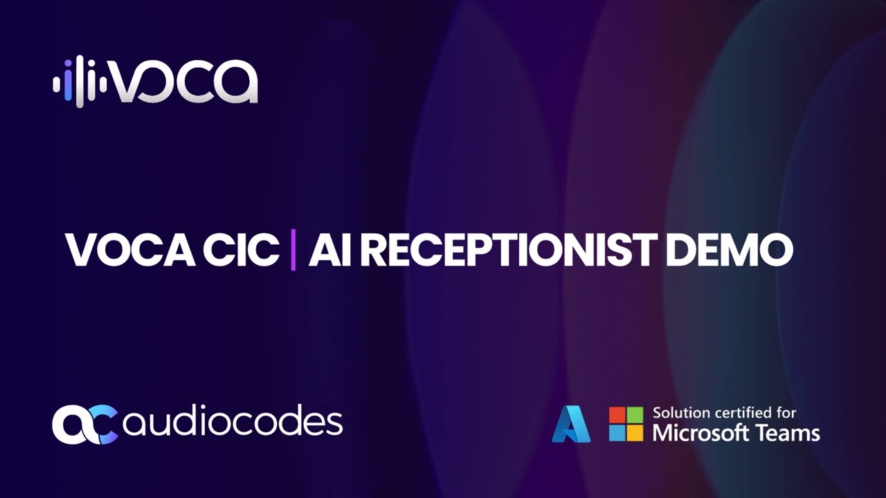 AI Receptionist demo video