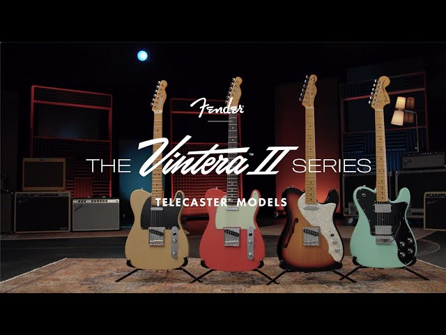 VINTERA II SERIES | Telecaster Models - YouTube
