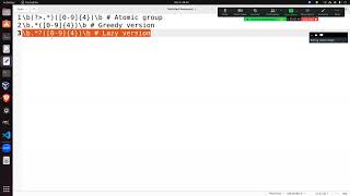 What are the problem with Atomic Groups See here | Regex in Practical