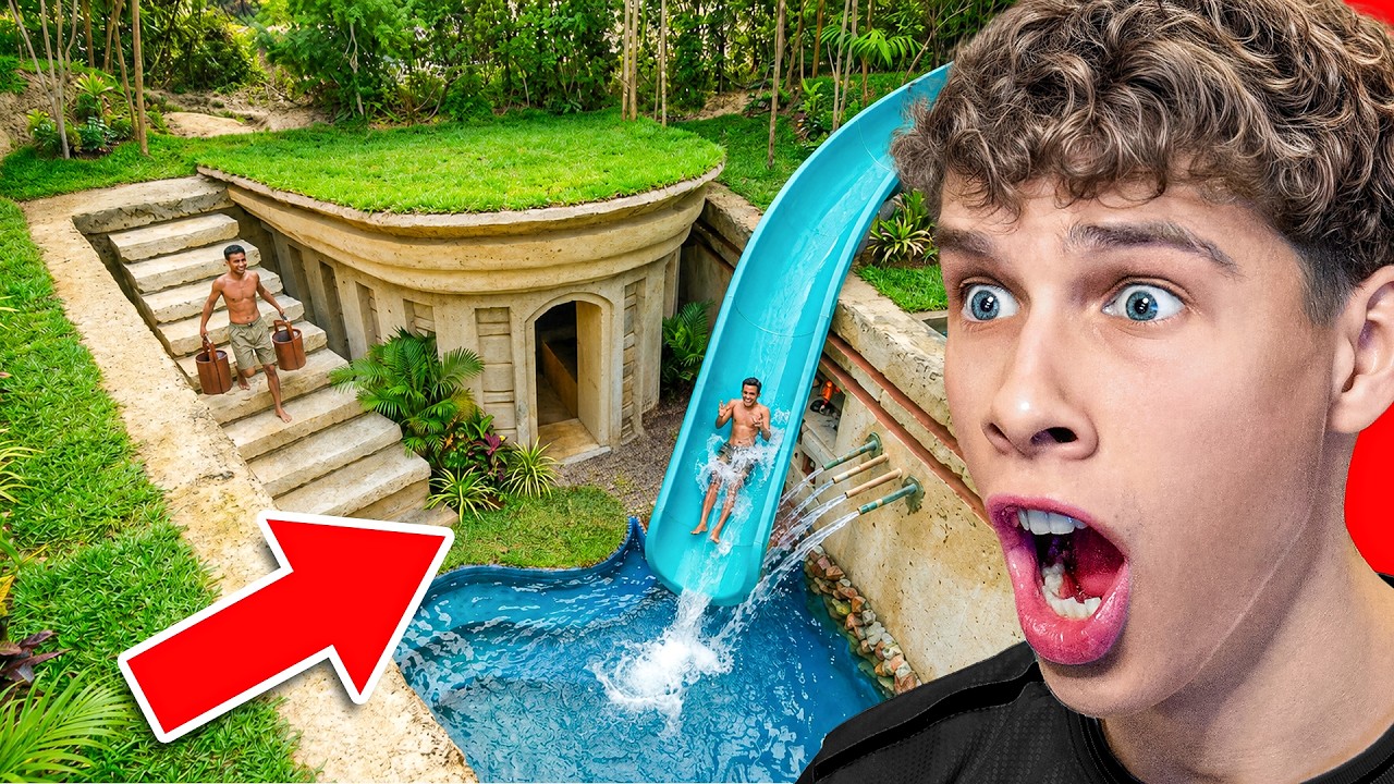 Esta Es la CASA SUBTERRÁNEA en la JUNGLA más ÉPICA de Todo el Mundo