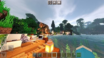 minecraft PE shader . DSPE x shader + texture pack 64 x 64