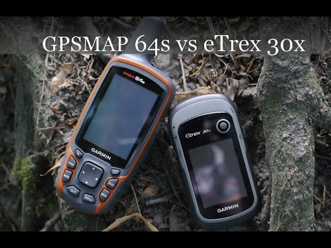 utilsigtet hændelse Ydmyge Kæledyr GPSMAP 64s vs eTrex 30x - YouTube