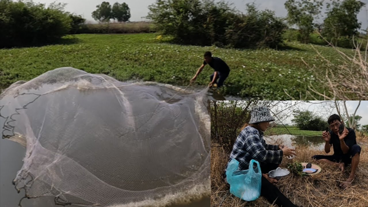 Bữa Cơm Đạm Bạc Với Cá Nướng Tại Đồng Vậy Mà Ngon ...Tư Ú Nu