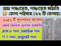 গ্ৰাম পঞ্চায়েত জেলা পরিষদে ৬৬৫২ টি পদে Registration শুরু। শূন্যপদ প্রকাশিত