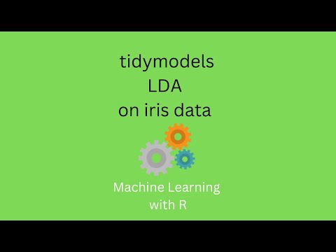 Tidymodels in R: run LDA prediction on iris