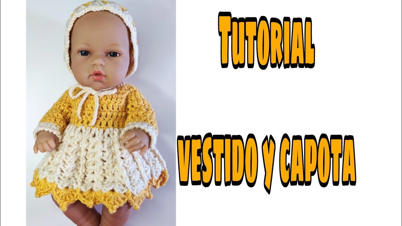 TUTORIAL VESTIDO Y CAPOTA PARA MUÑECA