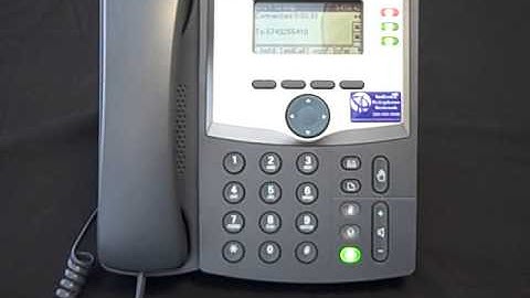 Cisco SPA 303 - Changing Your vPBX Greeting Message