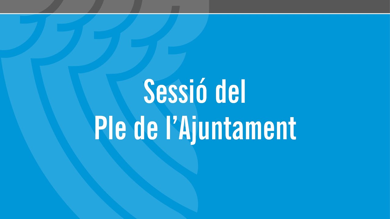 Sessió ordinària del Ple de l'Ajuntament d'Alella 18/12/2025.