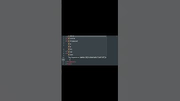 How TO Make This Frameset In Your Sublime Text | #coding #youtubeshorts #video #shortsvideo