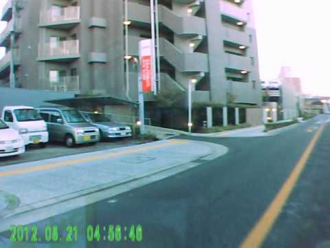 岸和田市　堺町交差点　早朝事故②
