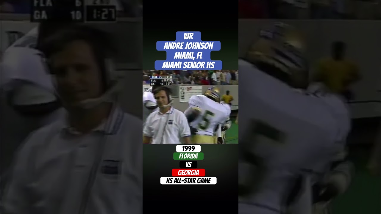 WATCH: #highschoolfootball – WR Andre Johnson (1999)