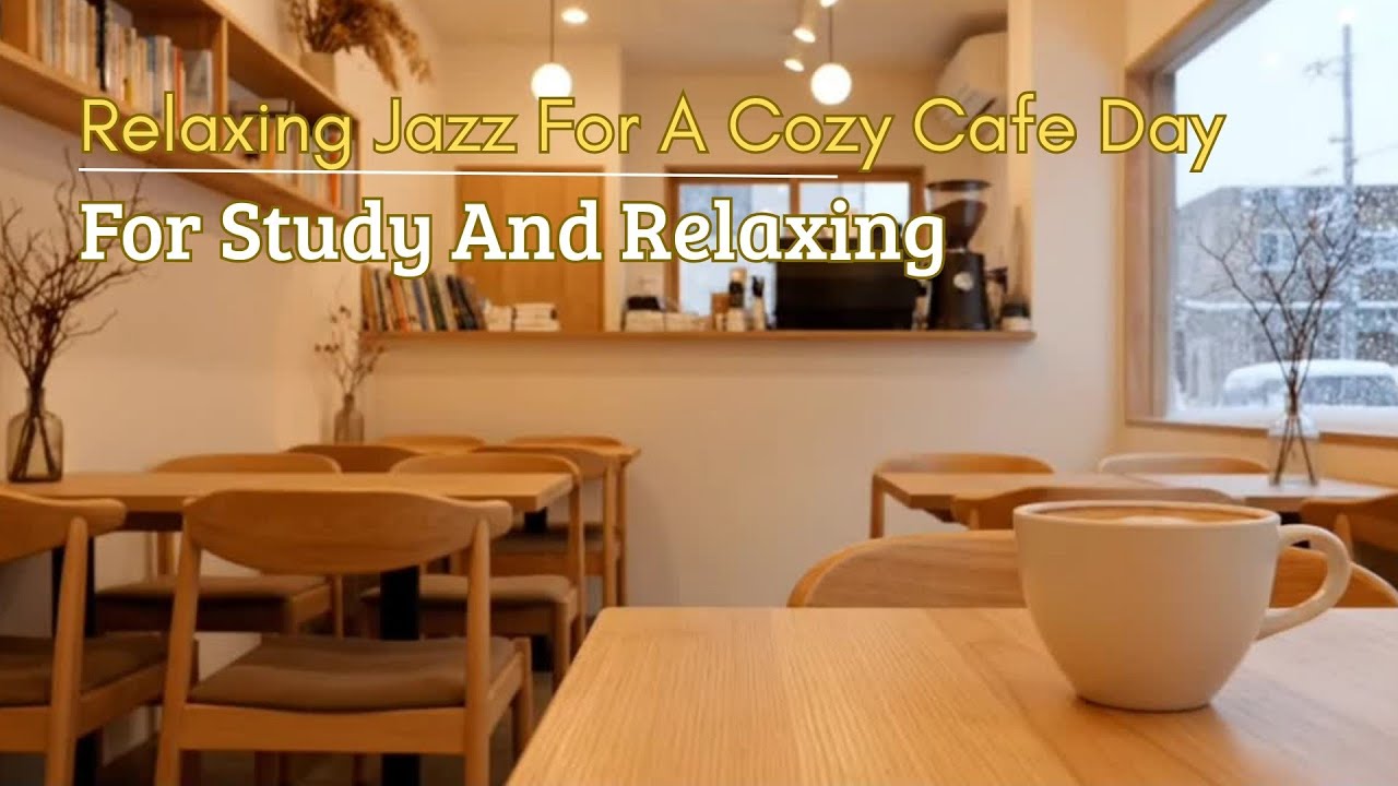 Relaxing Smooth Jazz Instrumental for Cozy Cafe Day, Coffee Shop Jazz Music for Study & Focus