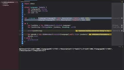 Create structure to JSON Encodable and decodable | Karpom Karpipom Tamil | Swift Basics