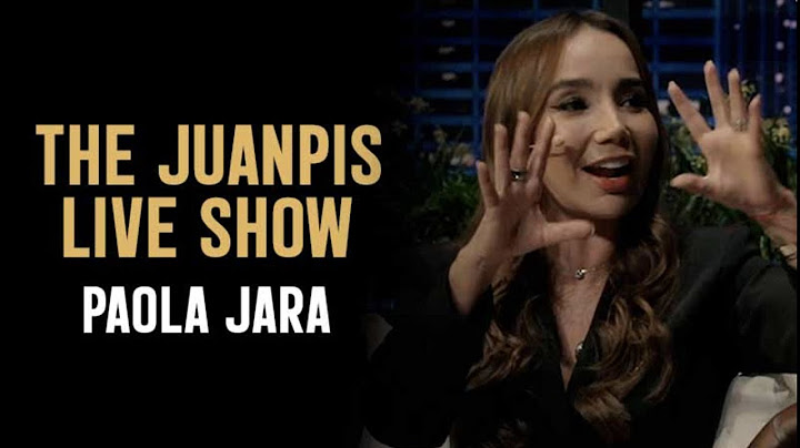 The Juanpis Live Show - Entrevista a Paola Jara