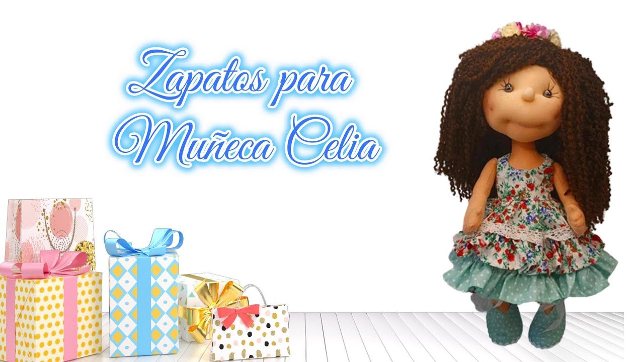 👉 🥿✨ Zapatos de Tela para Muñeca Soft Celia | Tutorial + Patrones Gratis