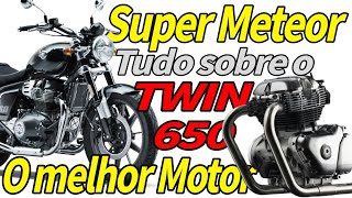 Twin 650  O motor da Super Meteor, Interceptor, continental gt e shotgun  Funcionamento e som