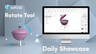 Rotate Tool In SelfCAD (3D Transformation Tools)- Daily Showcase