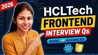 How to Clear HCLTech Frontend Interview 😱 | React & JS Questions