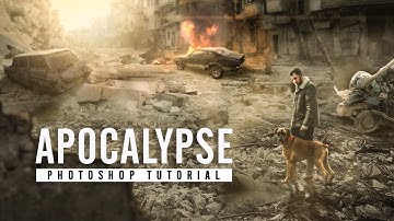 Apocalypse Photo manipulation Photoshop - The Destroyed City