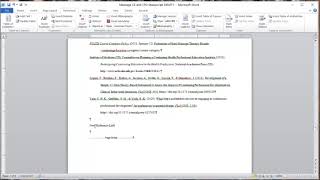 Mendeley citing in Word and building a bibliography/reference list