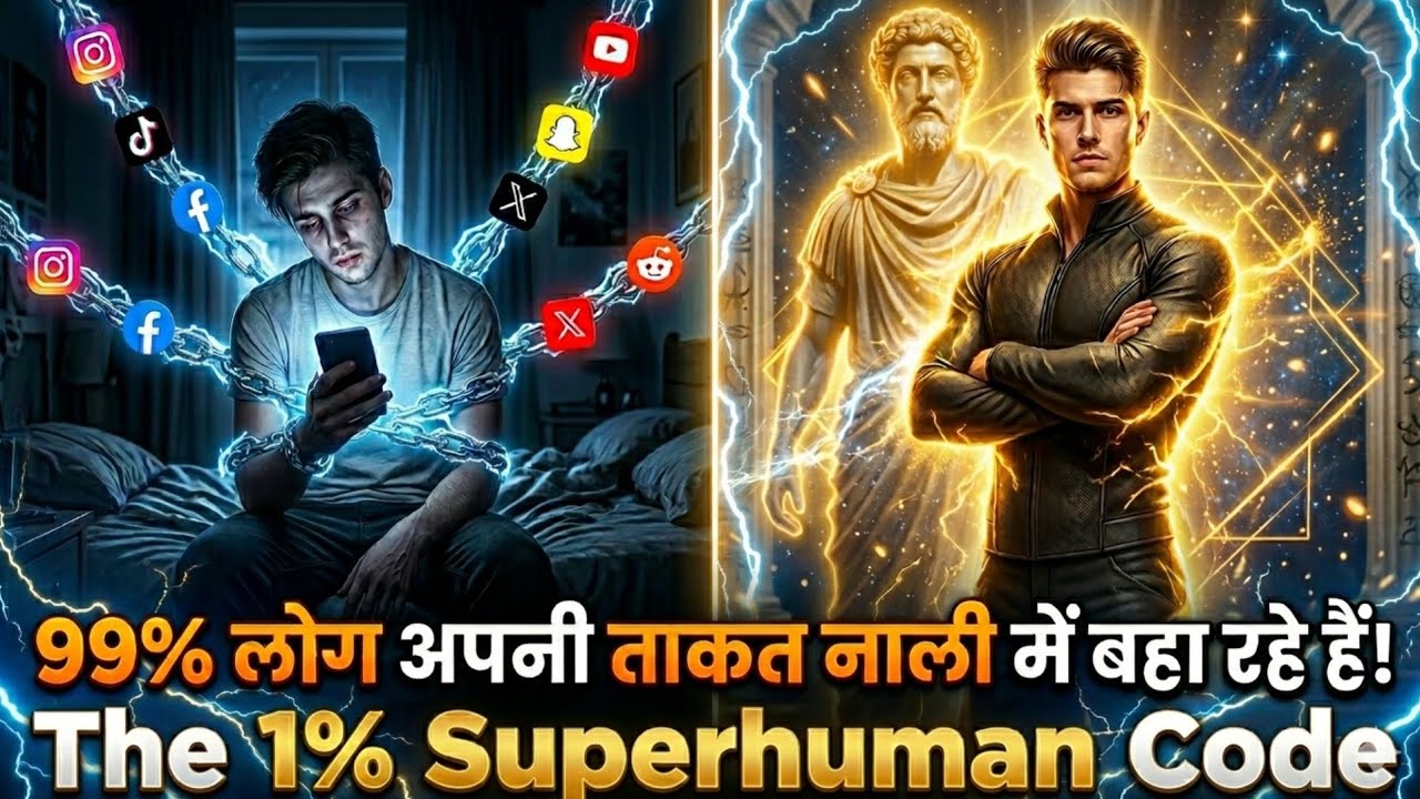 99% लोग अपनी ताकत नाली में बहा रहे हैं! | The 1% Superhuman Code motivational videos #motivation