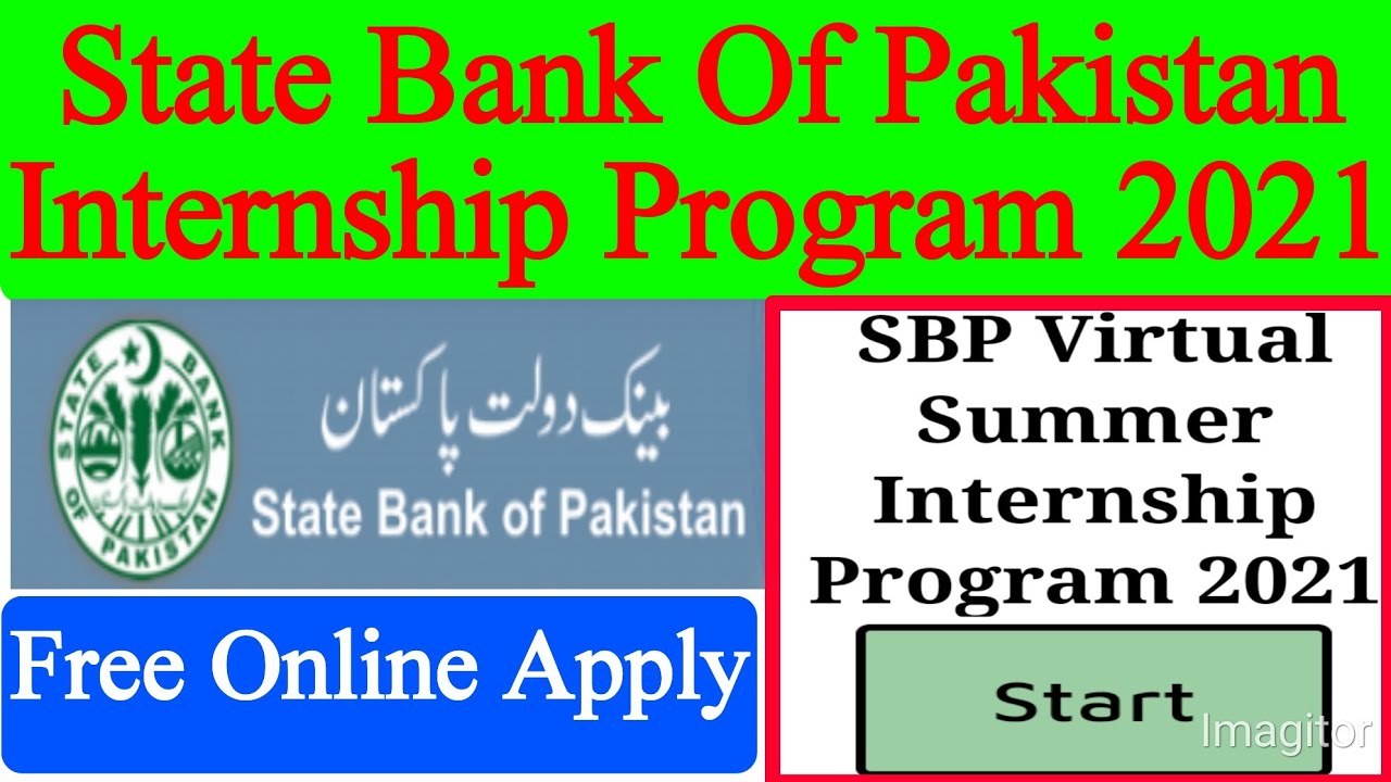 State Bank of Pakistan Internship Programme 2021 | How to apply for SBP Summer Internship 2021 