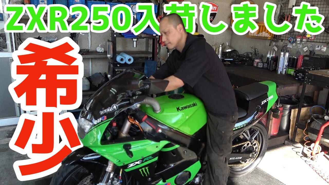 ZXR250 - A rare bike has arrived! [Vehicle Introduction] - YouTube