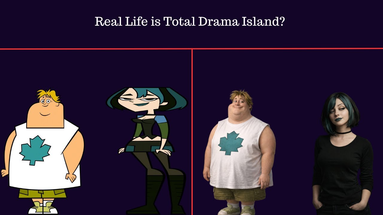 Total Drama Island Characters in Real Life | AI Transformation 🏝️🔥🎬