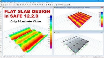 Analysis and Design of Flat Slab in SAFE | Safe and Etabs Tutorial