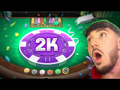 TRYING FIRST PERSON BLACKJACK WITH $2,000...