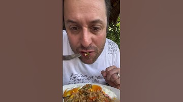 🇮🇩 Traditional Balinese Breakfast Nasi Goreng and Mie Kuah #travel #food #adventure #restaurant