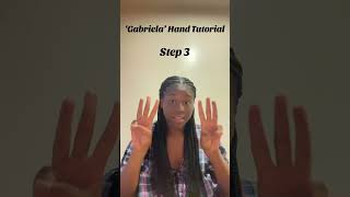 Gabriela Hand Tutorial!!🥳#KATSEYE_Gabriela #KATSEYE #Gabriela #Gnarly #manon #tutorial #daniela