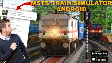 NEW TRAIN SIMULATOR GAME FOR ANDROID | MSTS TRAIN SIMULATOR 😀 FULL REVIEW