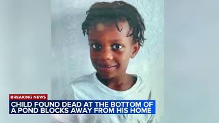 5-year-old's body found in a pond blocks away from home