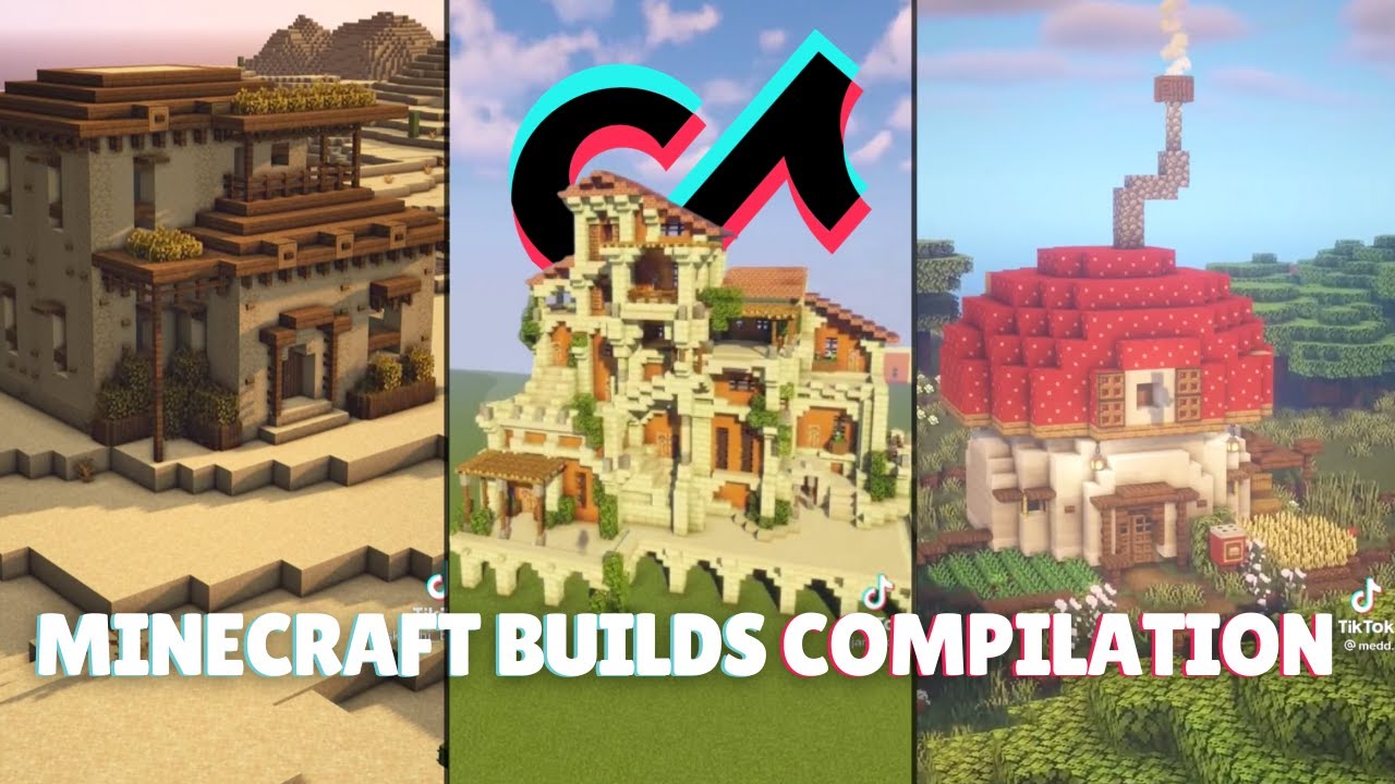 TIKTOK MINECRAFT (BUILDS EDITION)! 🏠⚒ - YouTube