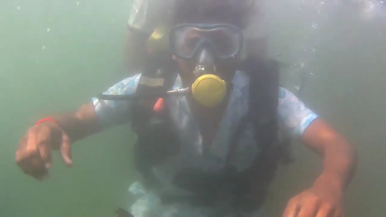 Scuba diving 🤿🌊ll full enjoy😎😇 