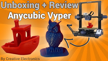 Unboxing + Review Anycubic Vyper - New 3D Printer + English Subtitles