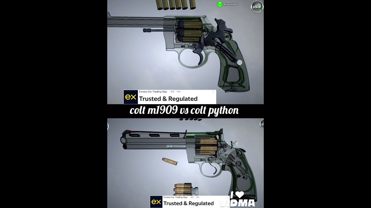 Colt python vs colt m1909 comment