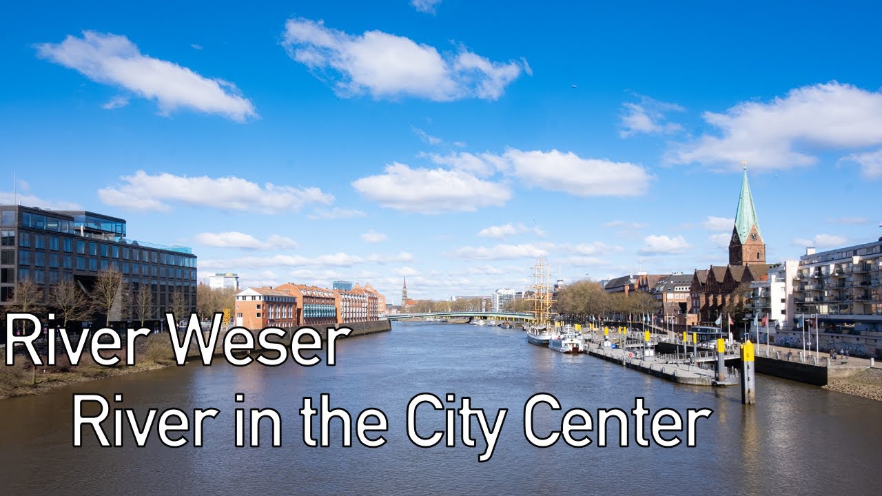 River in the city - River Weser