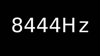 Speaker Sound Test 8444Hz | Speaker cleaner sound