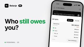 P25 · How to split a bill with friends and track who paid | Belanje